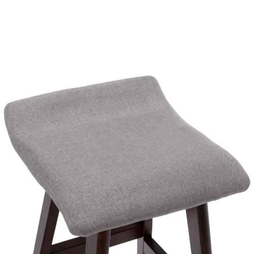 Barska stolica od tkanine svjetlosiva Cijena