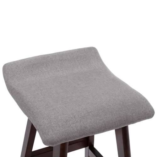 Barska stolica od tkanine smeđe-siva Cijena
