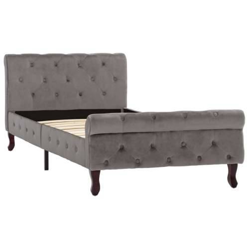 Okvir za krevet sivi baršunasti 90 x 200 cm - Siva 90 x 200 cm Cijena