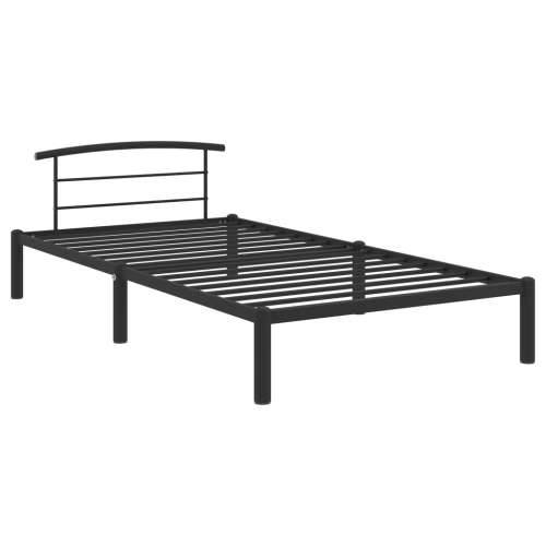 Okvir za krevet crni metalni 90 x 200 cm Cijena