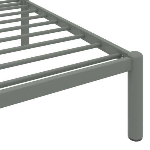Okvir za krevet sivi metalni 100 x 200 cm Cijena