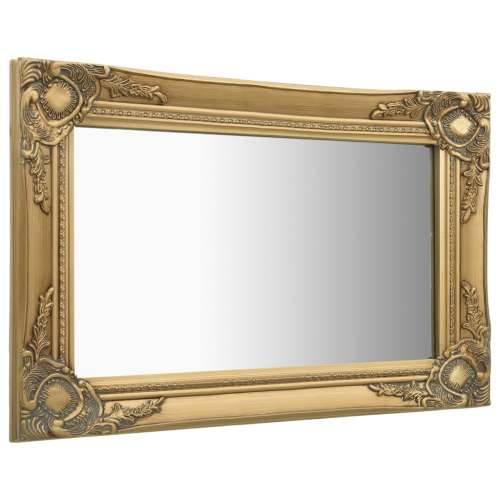 Zidno ogledalo u baroknom stilu 60 x 40 cm zlatno Cijena