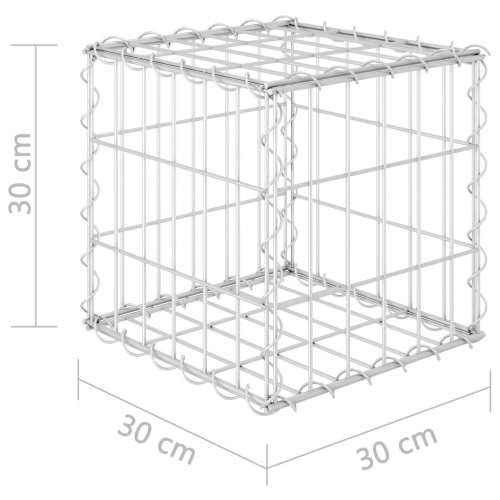 Kockasta gabionska povišena gredica od čelične žice 30x30x30 cm - 30 x 30 x 30 cm 1 Cijena