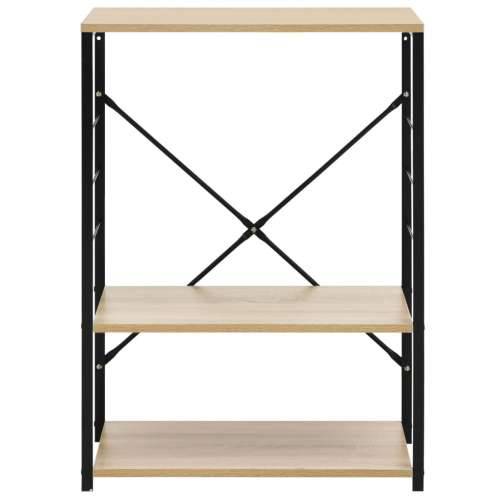 Ormarić za mikrovalnu crni i hrast 60 x 39,6 x 79,5 cm drveni - crna i hrast Cijena