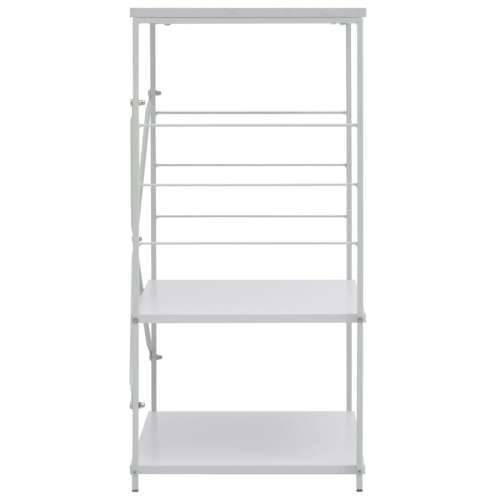 Ormarić za mikrovalnu pećnicu bijeli 60 x 39,6 x 79,5 cm drveni - Bijela Cijena