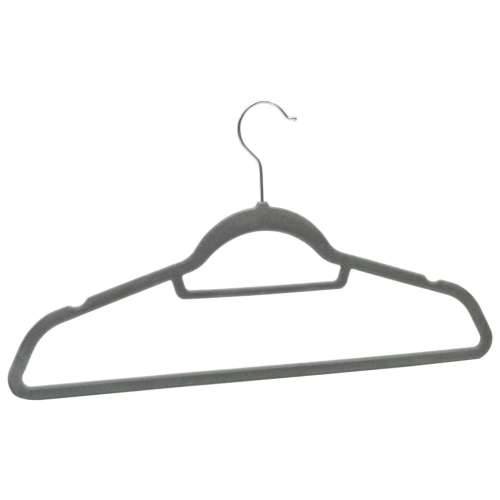 50-dijelni set vješalica za odjeću protuklizni sivi baršunasti Cijena