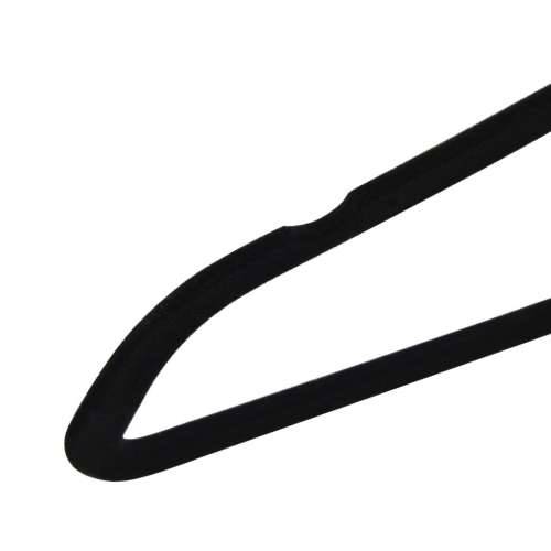 50-dijelni set vješalica za odjeću protuklizni crni baršunasti Cijena