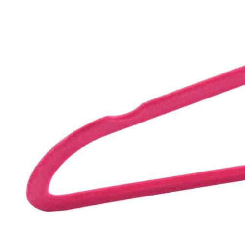 20-dijelni set vješalica protuklizni ružičasti baršunasti Cijena