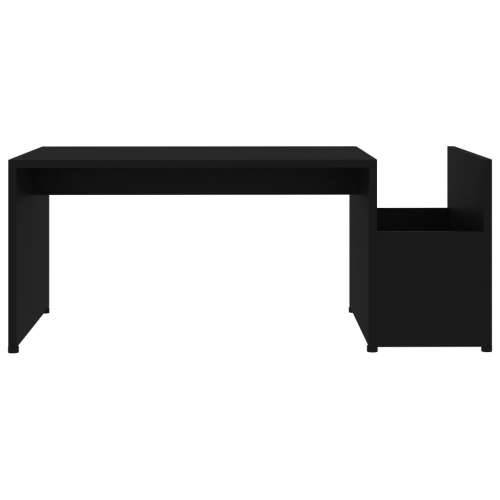 Stolić za kavu crni 90 x 45 x 35 cm konstruirano drvo - Crna 1 Cijena