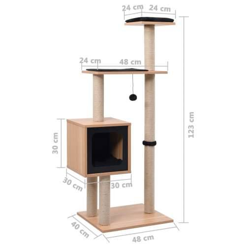 Penjalica za mačke s prostirkom za grebanje od sisala 123 cm Cijena