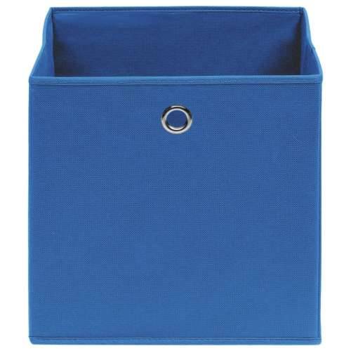 Kutije za pohranu 10 kom plave 32 x 32 x 32 cm od tkanine Cijena