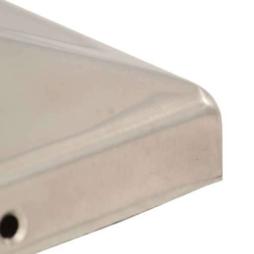 Piramidalni poklopci za stupove ograde 6 kom čelični 101x101 mm - 101 x 101 cm 6 Nehrđajući čelik Cijena
