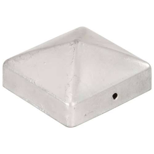 Piramidalni poklopci za stupove ograde 6 kom metalni 71 x 71 mm - 71 x 71 mm 6 Metal Cijena