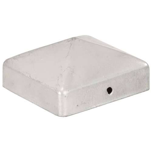 Piramidalni poklopci za stupove ograde 6 kom metalni 71 x 71 mm - 71 x 71 mm 6 Metal Cijena
