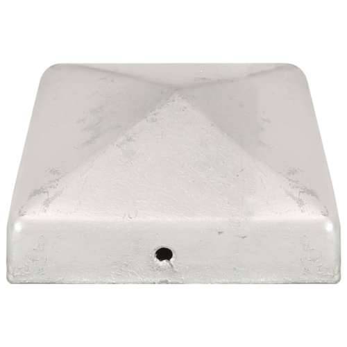 Piramidalni poklopci za stupove ograde 6 kom metalni 81 x 81 mm - 81 x 81 mm 6 Metal Cijena