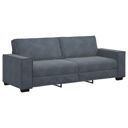 Trosjed Sofa Tamno siva 220x78x84 cm Baršun - Tamno siva 1 220 cm Tamno siva Cijena