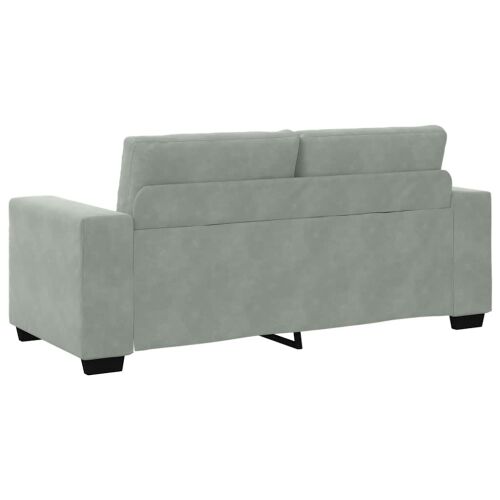 Dvosjed svijetlosivi 180x77x82 cm baršun - Svjetlosiva 1 180 cm Svjetlosiva Cijena