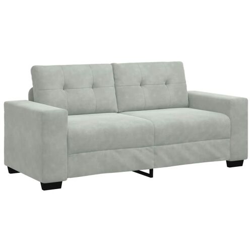 Dvosjed svijetlosivi 180x77x82 cm baršun - Svjetlosiva 1 180 cm Svjetlosiva Cijena