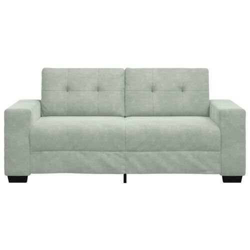 Dvosjed svijetlosivi 180x77x82 cm baršun - Svjetlosiva 1 180 cm Svjetlosiva Cijena
