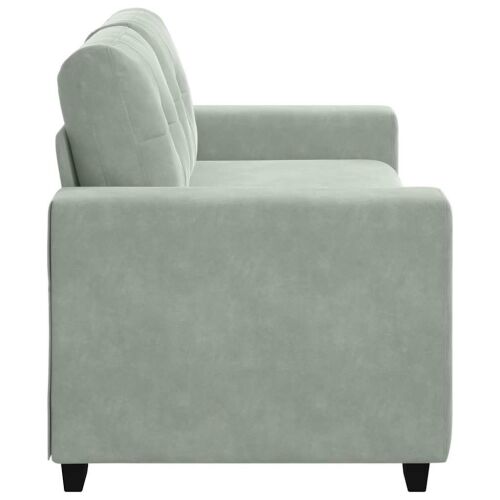Dvosjed svijetlosivi 180x77x82 cm baršun - Svjetlosiva 1 180 cm Svjetlosiva Cijena