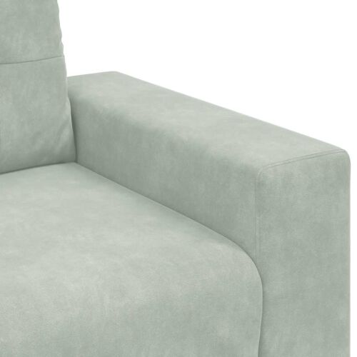 Dvosjed svijetlosivi 180x77x82 cm baršun - Svjetlosiva 1 180 cm Svjetlosiva Cijena