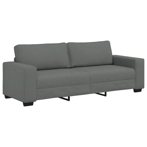 Trosjed, tamno siva, 220x77x82 cm, tkanina - Tamno siva 1 220 cm Tamno siva Cijena