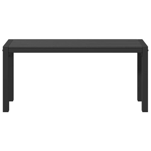 Vrtna klupa Crna 100 x 28 x 45cm Čelik - Crna Cijena