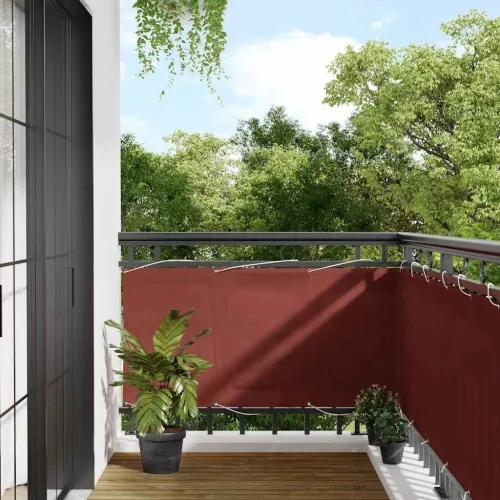 Balkonska pregrada Terakota 75x1000 cm 100% poliester Oxford - Terakota 75 x 1000 cm Cijena