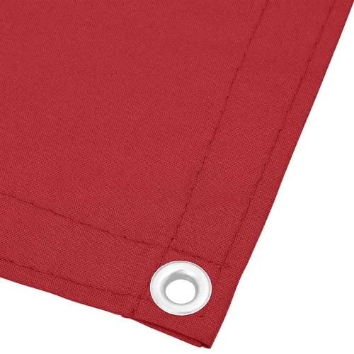 Balkonska pregrada crvena 120x1000 cm 100% poliester Oxford - Crvena 120 x 1000 cm Cijena