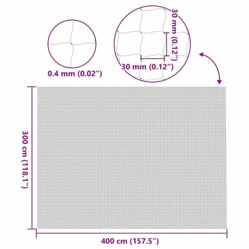 Mreža za mačke prozirna 4x3 m najlon - 4 x 3 m 4 x 3 m Cijena