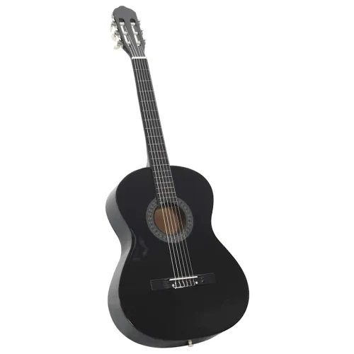 12-dijelni set klasične gitare za početnike crni 4/4 39 - Crna 4/4 39 Cijena