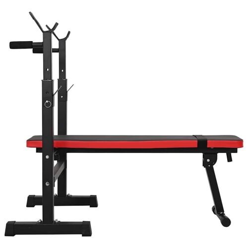 Klupa za težine Crna 126.5 x 67 x 111 cm Cijena