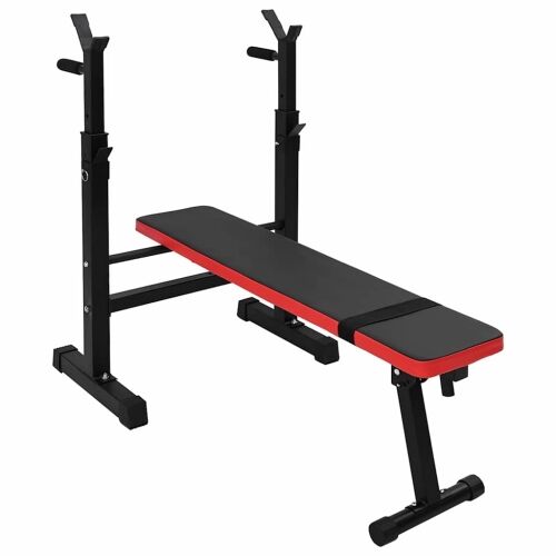 Klupa za težine Crna 126.5 x 67 x 111 cm Cijena