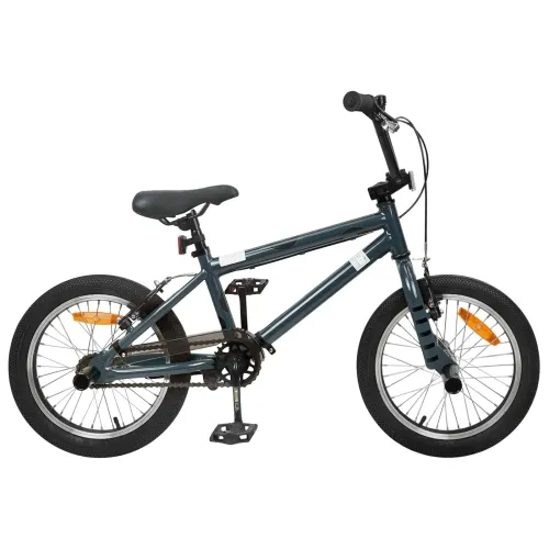 BMX Bicikl 16 Inča za 5-8 godina Tamnosiva - Tamnosiva 16 inča Cijena