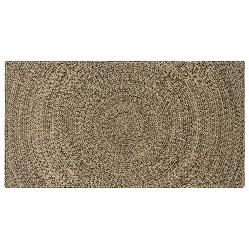Tepih za područje Prirodna i crna 80 x 150 cm Juta - Prirodna i crna 80 x 150 cm Cijena