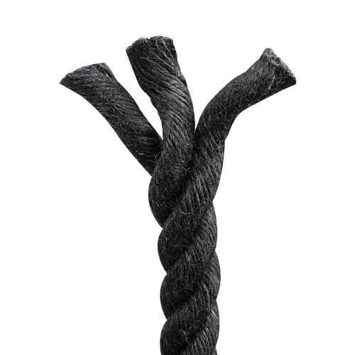 Uže od jute 20 mm Crna 100% Juta Tossa - 20 mm 25 m Crna Cijena