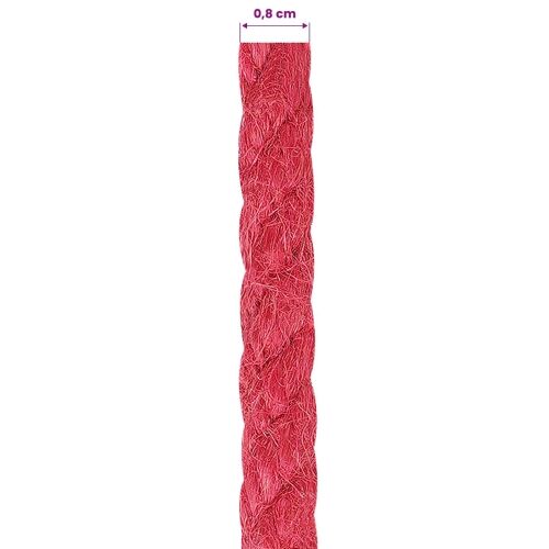 Uže od jute 8 mm Crvena 100% Juta Tossa - 8 mm 25 m Crvena Cijena