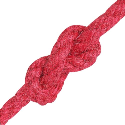 Uže od jute 8 mm Crvena 100% Juta Tossa - 8 mm 25 m Crvena Cijena