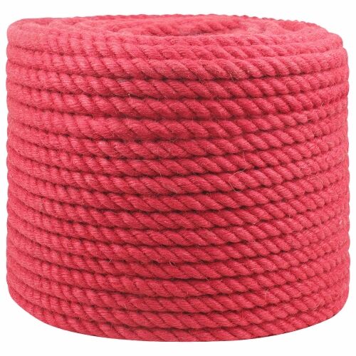 Uže od jute 14 mm Crvena 100% Juta Tossa - 14 mm 25 m Crvena Cijena