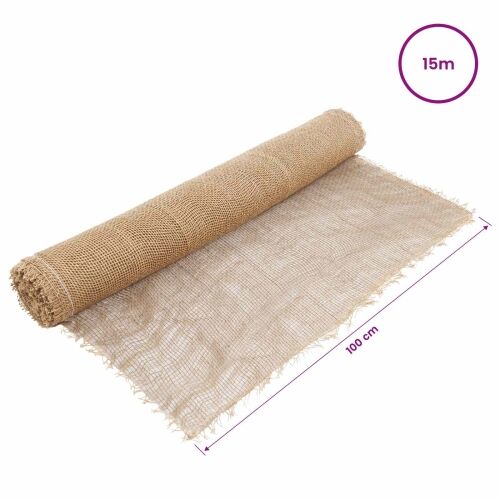 Jutena rola 100 x 1500 cm - 1 x 15 m Prirodna 90 gsm Cijena