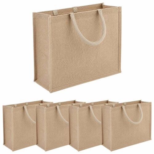 Torbe od jute 5 Prirodna 42 x 33 x 19 cm 100% Jut - Prirodna 42 x 33 x 19 cm 5 Cijena