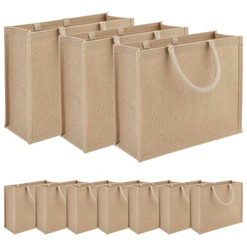 Torbe od jute 10 Prirodna 42 x 33 x 19 cm 100% Jut - Prirodna 42 x 33 x 19 cm 10 Cijena