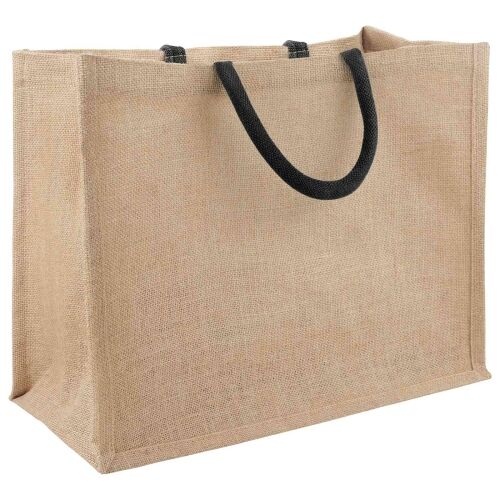 Torbe od jute 5 Prirodna i crna 42 x 33 x 19 cm 100% Jut - Prirodna i crna 42 x 33 x 19 cm 5 Cijena