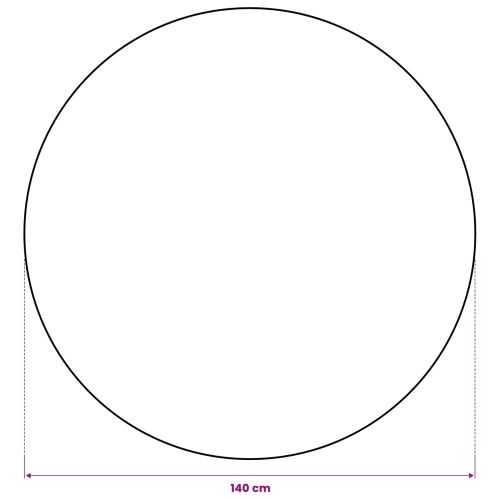 Stolnjak od jute Prirodna Ø 140 cm 100% Jut - Ø 140 cm Cijena