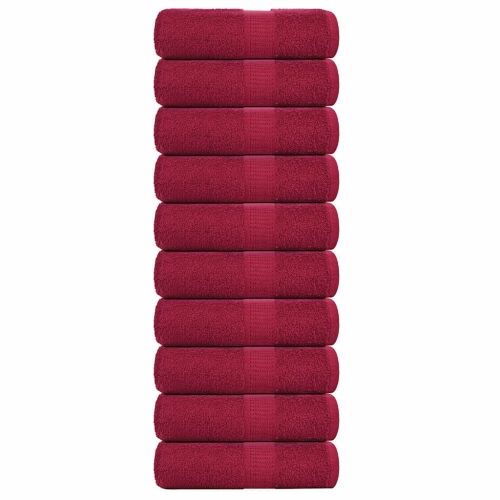 Ručnici za goste FROGN 10 kom. Bordo 30x50 cm 360 g/m² - Bordo 30 x 50 cm 10 Bordo Cijena