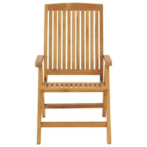 Sklopive stolice s jastucima, 8 kom., masivno tikovino - boja crnog vina 120 x 50 x 3 cm 8 Boja crnog vina Cijena