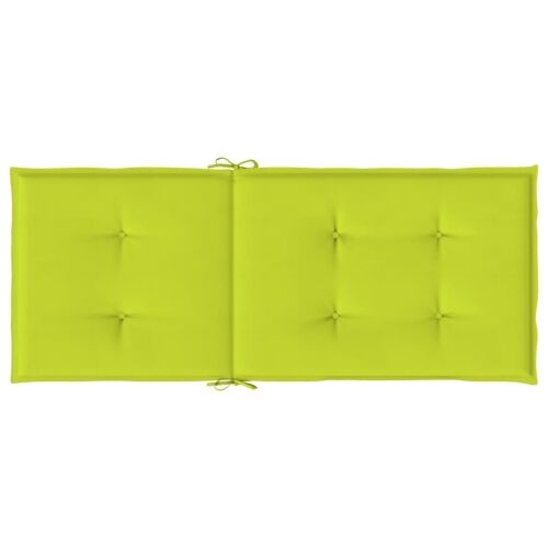 Sklopive stolice s jastucima, 8 kom., masivno tikovino - Svjetlozelena 120 x 50 x 3 cm 8 Svjetlozelena Cijena