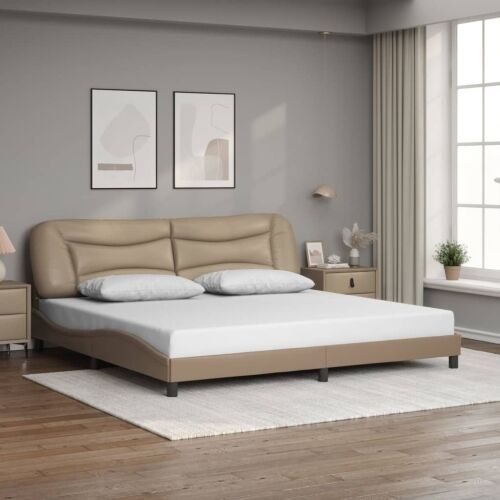 Okvir kreveta s LED-om bez madraca Hvar boja cappuccina 200 x 200 cm - Boja cappuccina 200 x 200 cm Boja cappuccina 200 x 200 cm Cijena