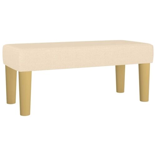 Krevet box spring s madracem krem 120 x 190 cm od tkanine - Krema 120 x 190 cm gumbi Krema Cijena