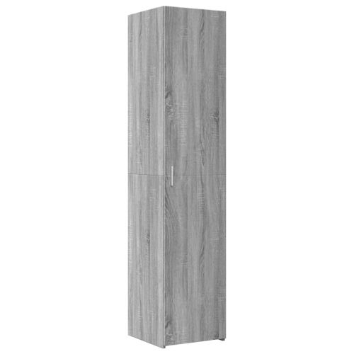 Uski ormarić za pohranu siva boja hrasta 40x42,5x225 cm drveni - Sivi hrast sonoma 40 x 42.5 x 225 cm 1 6 polica Cijena